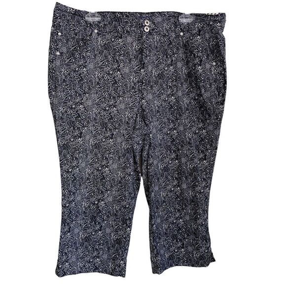Bandolino Pants - Women's Bandolino Blue Capri Pants Size 16W